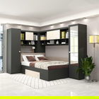 Dormitor colt ALESSIO, configuratia ALE2, Antracit, Vizon