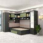 Dormitor colt ALESSIO, configuratia ALE2, Antracit, Pesto