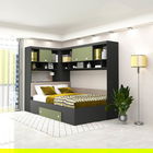 Dormitor colt ALESSIO, configuratia ALE1, Antracit, Pesto