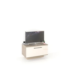 Comoda TV CUBO A90 Modern, 1 usa, Oak, Vizon