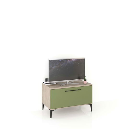 Comoda TV CUBO A90 Italian, 1 usa, Oak, Pesto