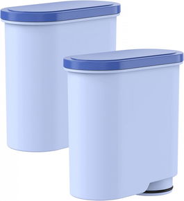 Set de 2 filtre de apa pentru aparatul de cafea Waterdrop, rasina, albastru