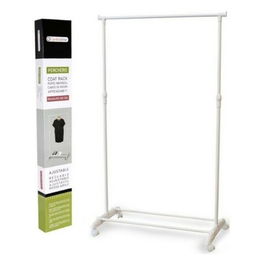 Suport ajustabil pentru haine Confortime, 80x43x95-165 cm, metal/plastic, alb