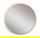 Oglinda decorativa Eleonor, Mauro Ferretti, 73.5x72 cm, fier, auriu
