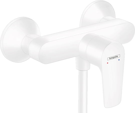 Baterie dus Hansgrohe Talis E alb mat
