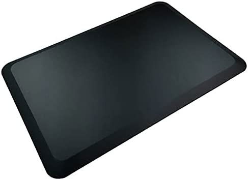 Covor Healeg, PVC, negru, 50 x 76 cm