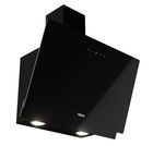 Hota Teka Easy DVN 64030 design vertical 2 trepte + Turbo 460 m3/h 60cm timer Sticla neagra