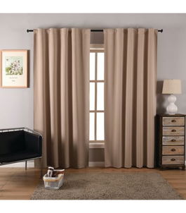 SET DRAPERIE BLACKOUT bej Casa Deco Logistics, CU REJANSA DE BARA
