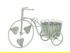 Suport pentru ghiveci Harriet, Bizzotto, 54 x 19 x 34 cm, otel, verde sage