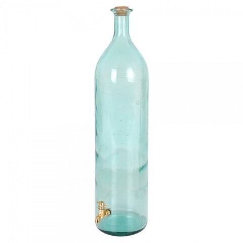 Sticla de apa Florencia Geam, La Mediterranea, 5 L, sticla, albastru