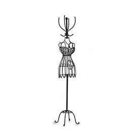 Cuier Mannequin, Gift Decor, 42 x 42 x 171 cm, metal, negru