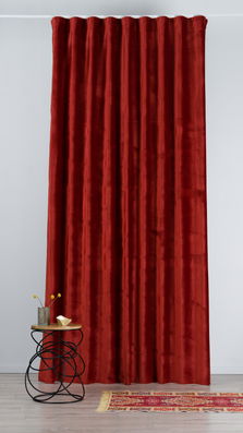 Draperie CU REJANSA CATIFEA MENDOLA CASTELLANO TERRACOTA 17B