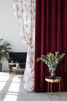 Draperie CU REJANSA CATIFEA MENDOLA CASTELLANO BORDO 35