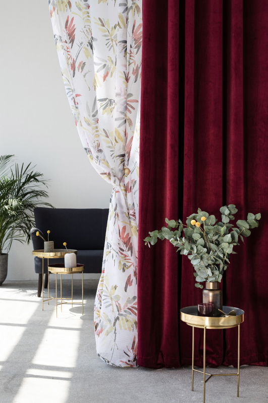 Draperie CU REJANSA CATIFEA MENDOLA CASTELLANO BORDO 35