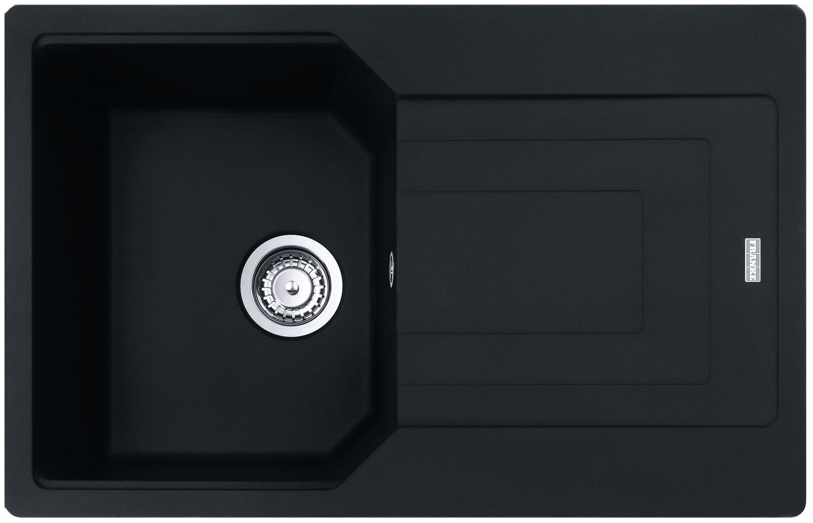 Chiuveta bucatarie fragranite Franke Urban UBG 611-78 780x500mm Matte Black
