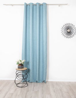 Draperie MENDOLA CU INELE CAPSE ATACAMA ALBASTRU C4
