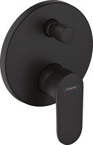 Baterie cada - dus Hansgrohe Vernis Blend montaj incastrat necesita corp ingropat negru mat