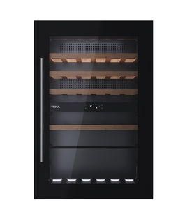 Vitrina de vinuri incorporabila Teka RVI 20046 117 litri net 44 sticle negru