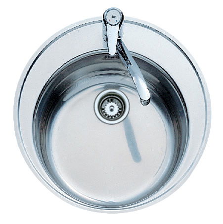 Chiuveta Teka Centroval 45 inox mat