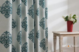DRAPERIE CU REJANSA MENDOLA CHARM ALBASTRU V3