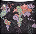 Tapiserie Yartmon, poliester, multicolor, 150 x 130 cm