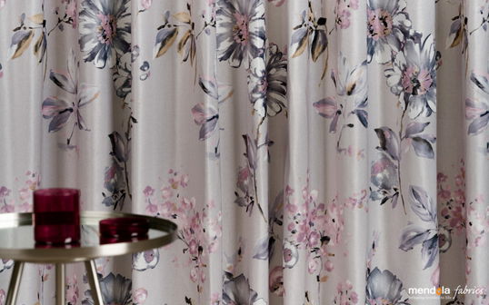 DRAPERIE CU REJANSA MENDOLA SAMBA GRI-ROZ C2