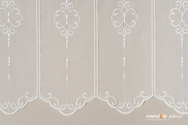 PERDEA CU ANOURI MENDOLA DUCHESS CREM T08