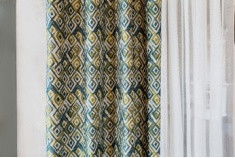 DRAPERIE CU REJANSA MENDOLA MOROCCAN GALBEN-VERDE 05