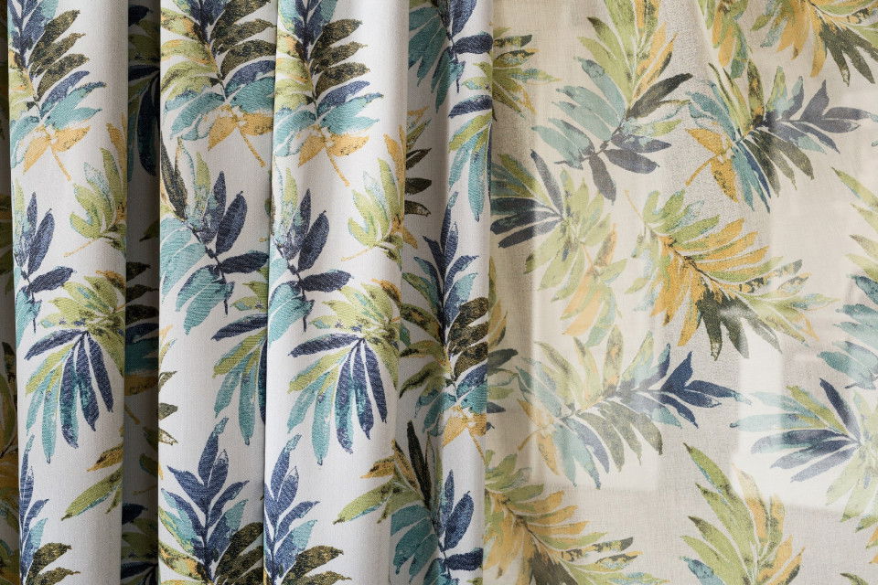 DRAPERIE CU REJANSA MENDOLA MALIBU ALBASTRU-VERDE 02