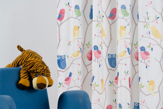 DRAPERIE CU REJANSA MENDOLA DOWL ALB-ALBASTRU C1