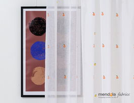 PERDEA CU REJANSA MENDOLA LORRIE ORANGE C2
