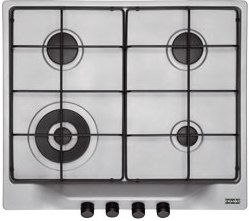 Plita gaz incorporabila Franke Trend Line 600 FHTL 604 3G TC AL E 4 arzatoare 60cm Alluminio