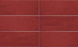 Faianta Iris Maiolica 10x30cm 7mm Rosso