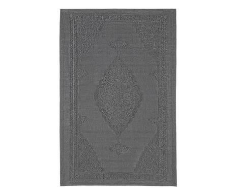 Covor pentru interior/exterior Delbar, textil, gri inchis