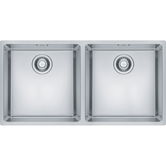 Chiuveta bucatarie Franke Maris MRX 120 40-40 cu 2 cuve 865x440mm inox satinat