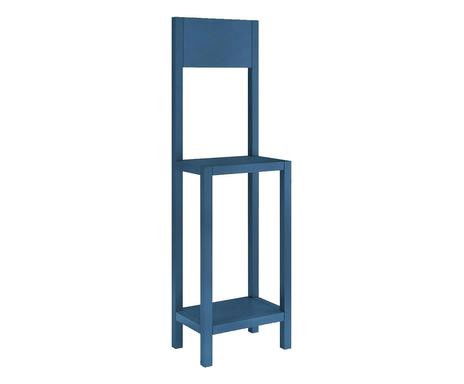 Scaun inalt Marco Lupo, lemn, albastru inchis, 35 x 17 x 115 cm
