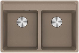 Chiuveta bucatarie Franke Maris MRG 620-35-35 TL cu doua cuve 760x510mm fragranite Oyster