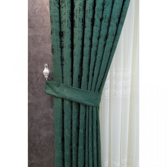 Draperie,Casa Deco Logistics,Everest 15 verde cu rejansa