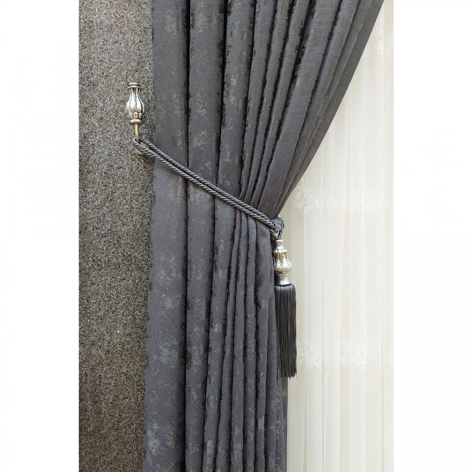Draperie,Casa Deco Logistics,Everest 29 antracit cu rejansa