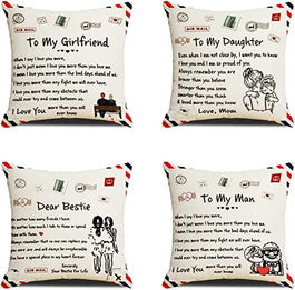 Set de 4 fete de perna ShengOu, multicolor, poliester, 45 x 45 cm