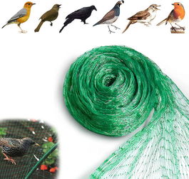 Plasa de protectie impotriva pasarilor in gradina Generic, plastic, verde, 4 x 5 m