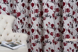 DRAPERIE CU REJANSA MENDOLA ROCHELLE ROȘU 07