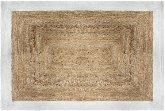 Covor Atmosphera Createur D`Interieur, iuta vegetala/bumbac, alb, 120 x 170 cm