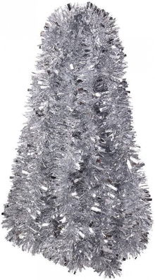 Ghirlanda de Craciun DECORA, plastic, argintiu, 10 m