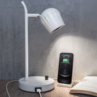 Lampa de birou Aivond, USB, unghi reglabil, 4000K ,7W, alb, metal, 36 x 17,3 cm