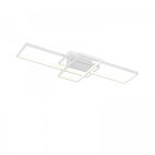 Plafoniera Poppy, LED, aluminiu, alb, 42 x 8,5 x 104 cm