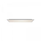 Plafoniera Zento, policarbonat/aluminiu, alb/argintiu, 120 x 60 x 5,2 cm