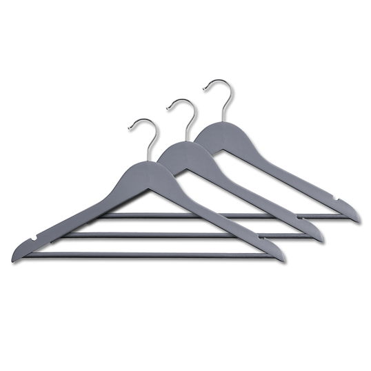 Set umerase din lemn si metal, Scandi Antracit, l44xH23 cm, 3 bucati