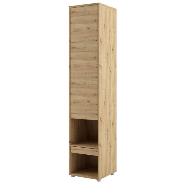 Dulap inalt cu 1 usa si 1 sertar, BC07 Stejar Artisan, l45xA46xH217 cm
