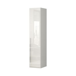 Dulap din pal si MDF, cu 1 usa, Piano Small P1/PN Bej, l47xA56xH224 cm